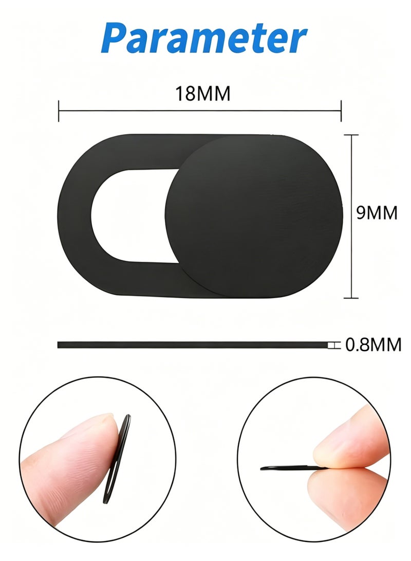 Closeli 6Pack Webcam Camera Privacy Cover, Webcam Cover Protector, Universal Anti-Spy Camera Cover, Privacy Sticker, Slider Privacy Sticker, for Smartphones, Tablets, Laptops - Image 4
