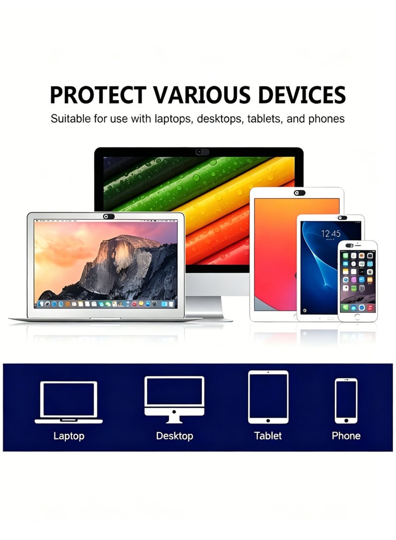 Closeli 6Pack Webcam Camera Privacy Cover, Webcam Cover Protector, Universal Anti-Spy Camera Cover, Privacy Sticker, Slider Privacy Sticker, for Smartphones, Tablets, Laptops - Image 5