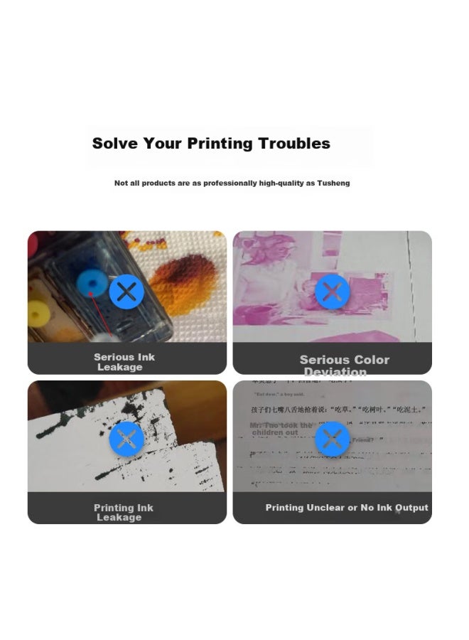 Tusheng Xl Ink Cartridge Compatible With Hp 6960 Ink Cartridge 6950 6969 6970 Hp Officejet Pro 6960 Printer Ink Cartridge 905 Ink Cartridge Black - Image 3
