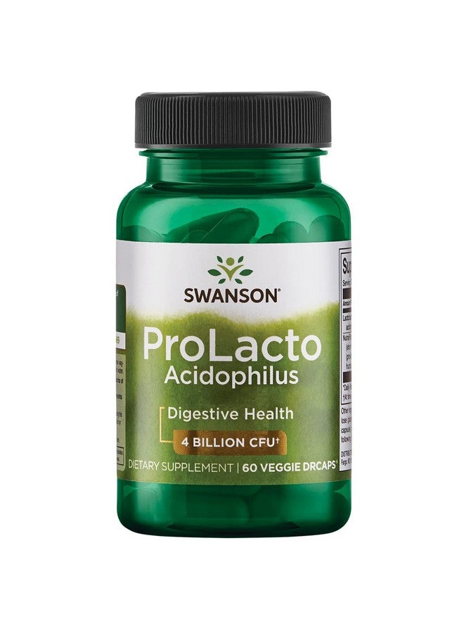 SWANSON Prolacto Acidophilus 4 Billion Cfu 60 Veg Capsules - Image 2