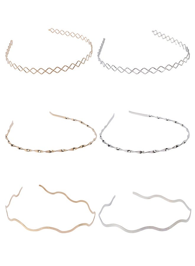 6pcs Set Of Hair Bands，Anti Slip Bangs, Hair Clip, Wash Face Headband, Women's Universal - Image 1