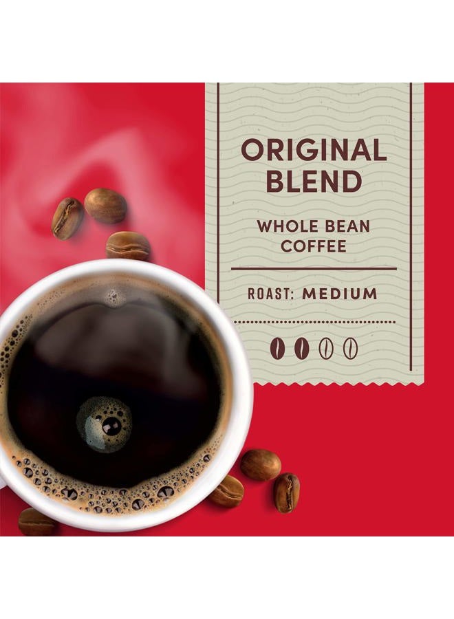 Tim Hortons Whole Bean Original, Medium Roast Coffee, Made with 100% Arabica Beans, 12 Ounce Bag, 6-Pack - Image 2