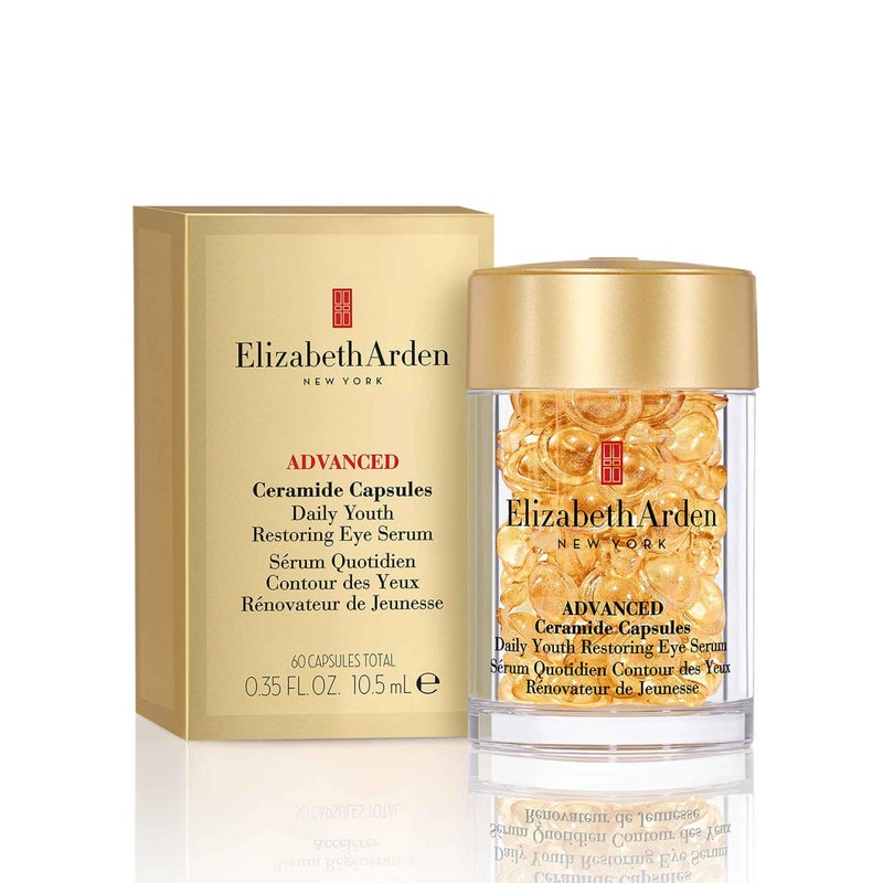 Elizabeth Arden Advanced Ceramide Eye Serum Capsules, Anti-Aging Skincare for Wrinkles & Crow's Feet, Fragrance-Free, Gift for Women, 60 count - Image 1