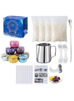 Generic Candle Making Kit DIY Handmade Candle Craft Tools Including Beeswax Wicks Tin Cans Spoons Wax Wicks and Other Candle Making Tools  - Image 1