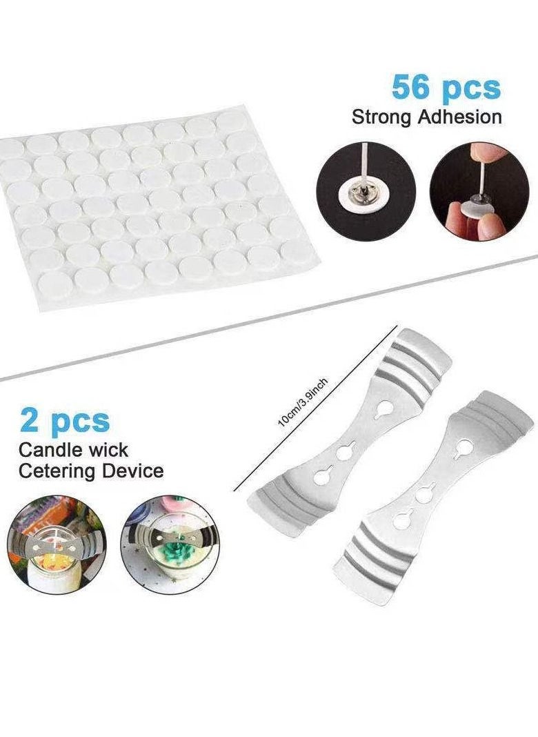 Generic Candle Making Kit DIY Handmade Candle Craft Tools Including Beeswax Wicks Tin Cans Spoons Wax Wicks and Other Candle Making Tools  - Image 4
