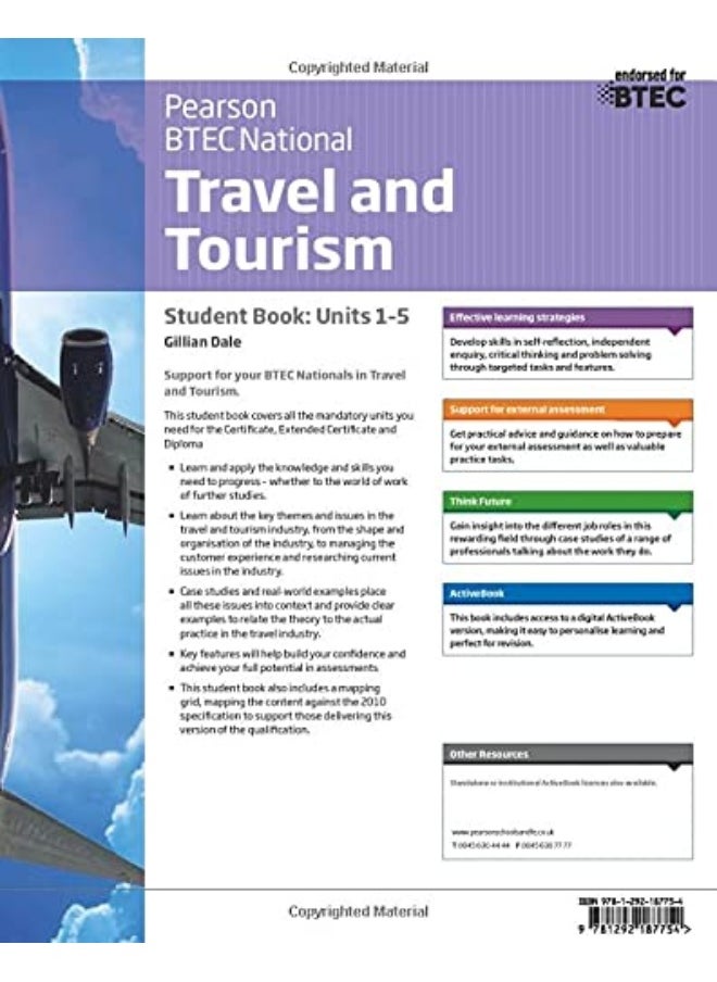 BTEC Nationals Travel & Tourism Student Book + Act: For the 2017 Specifications  - Image 2