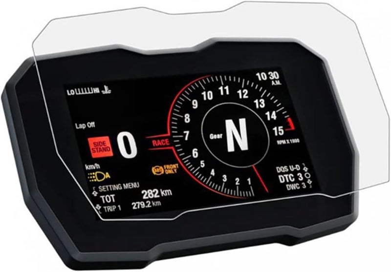 Vuzmode Motorcycle Dashboard Scratch Protection Film - Image 1