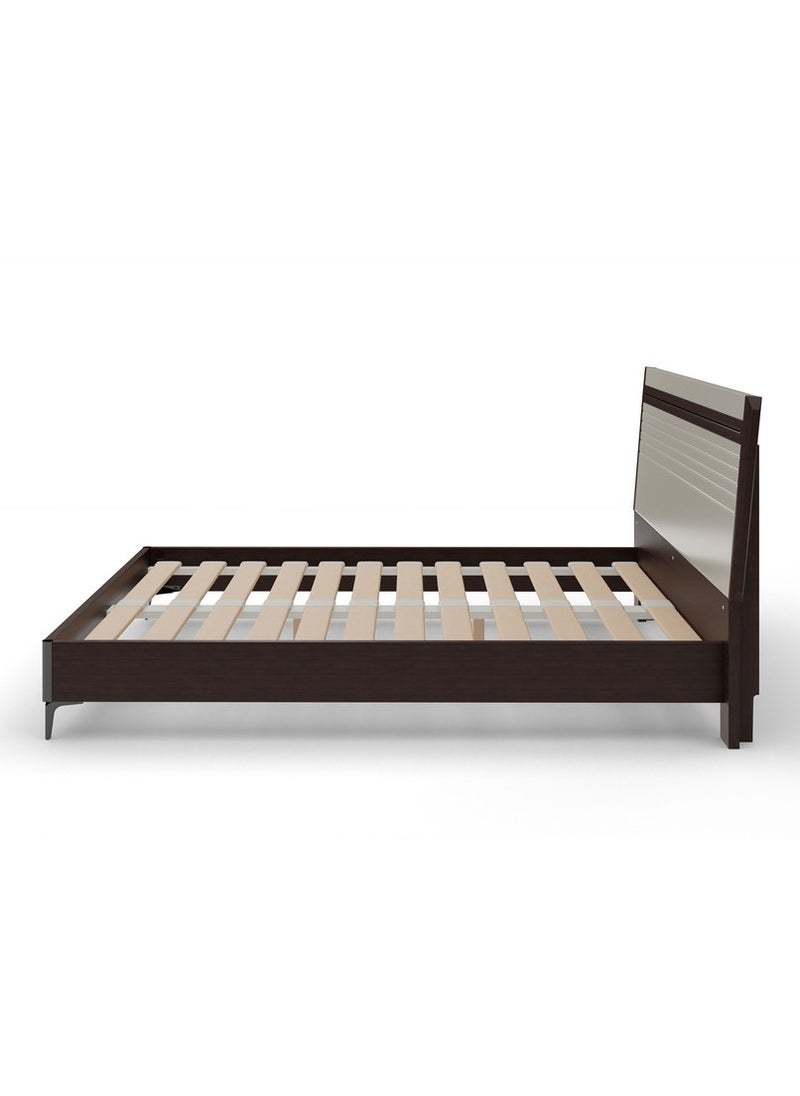 ROYALOAK Royaloak Clara Queen Size Bed | MDF Construction | Queen-Size Bed | Elegant High-Gloss Finish | Modern Design | Durable & Long-lasting  - Image 3