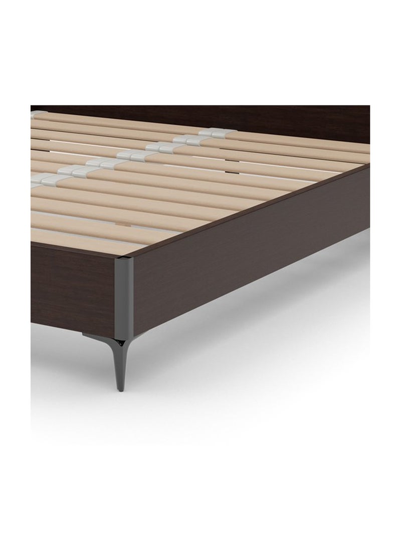 ROYALOAK Royaloak Clara Queen Size Bed | MDF Construction | Queen-Size Bed | Elegant High-Gloss Finish | Modern Design | Durable & Long-lasting  - Image 5