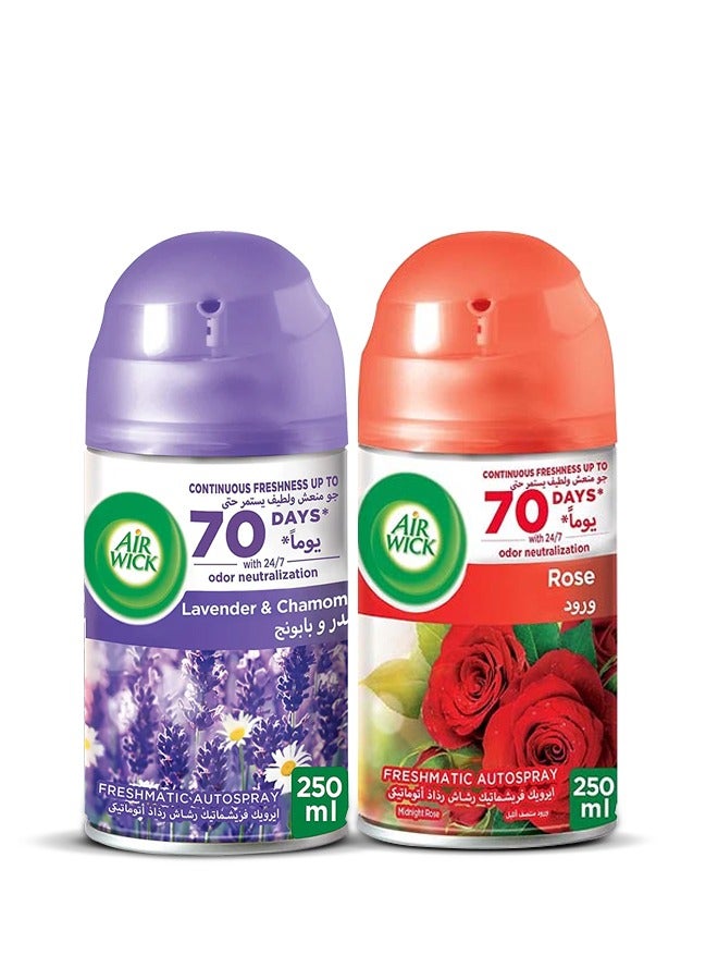 أير ويك عبوة إعادة تعبئة من فرشماتيك برائحة اللافندر والبابونج والورد - Image 1