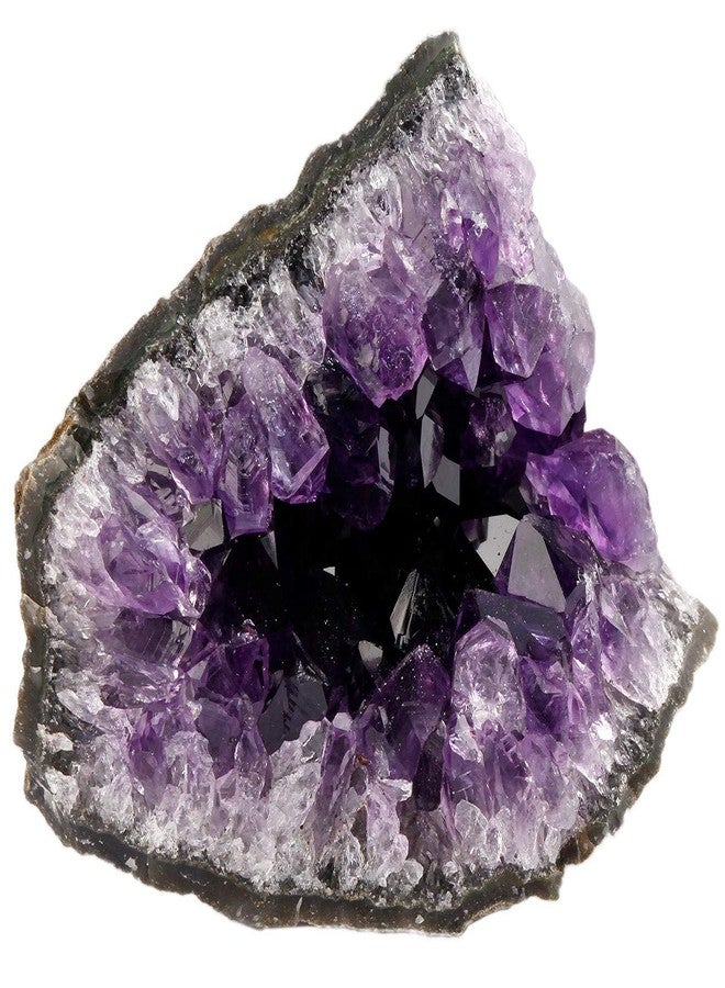 Nupuyai Natural Amethyst Cluster Specimen Stone for Home Decoration, Raw Crystal Quartz Geode Figurines for Office Decor - Image 1