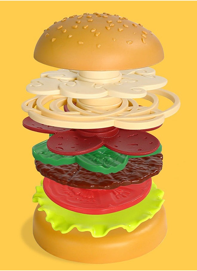 Hamburger Toy Car - Barbecue Toy - Cooking Playset - Play House Toy - Mini Furniture - Kids Kitchen - Pretend Play