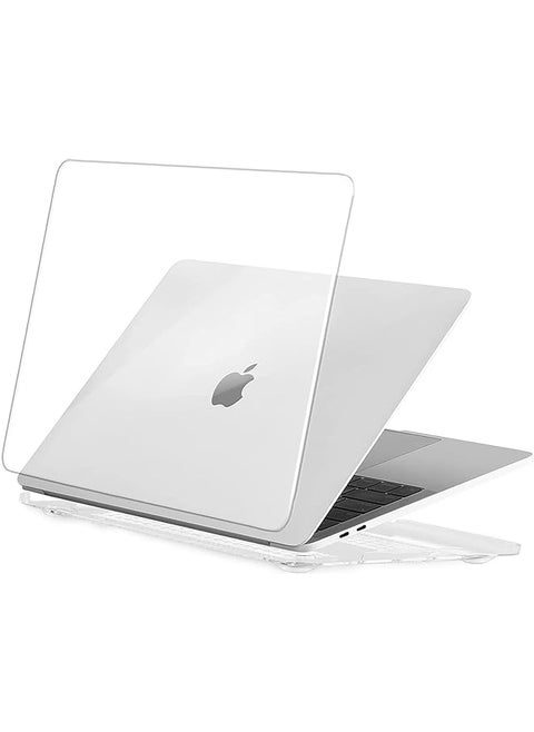 Case Compatible For Macbook Air 13 Inch 2022 2021 2020 2019 2018 Release M1 A2337 A2179 A1932 With Retina Display Touch Id Laptop Plastic Hard Shell Cover Smooth Shiny Surface Crystal Clear