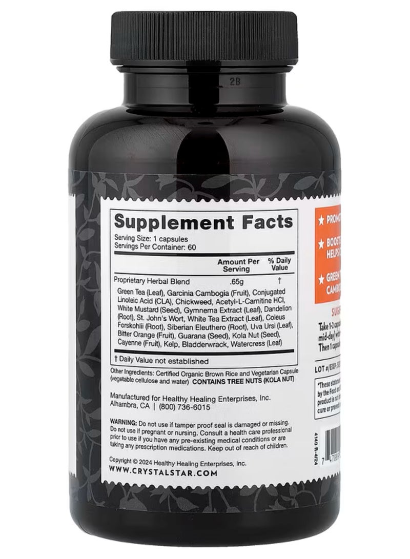 Crystal Star, Thin After 40, 60 Vegetarian Capsules - Image 2