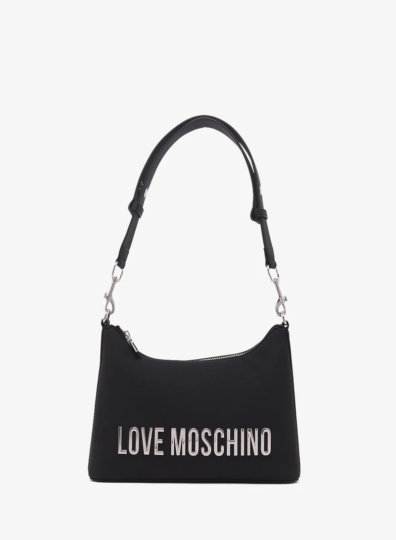 Love Moschino Logo top handle zip through shoulder bag