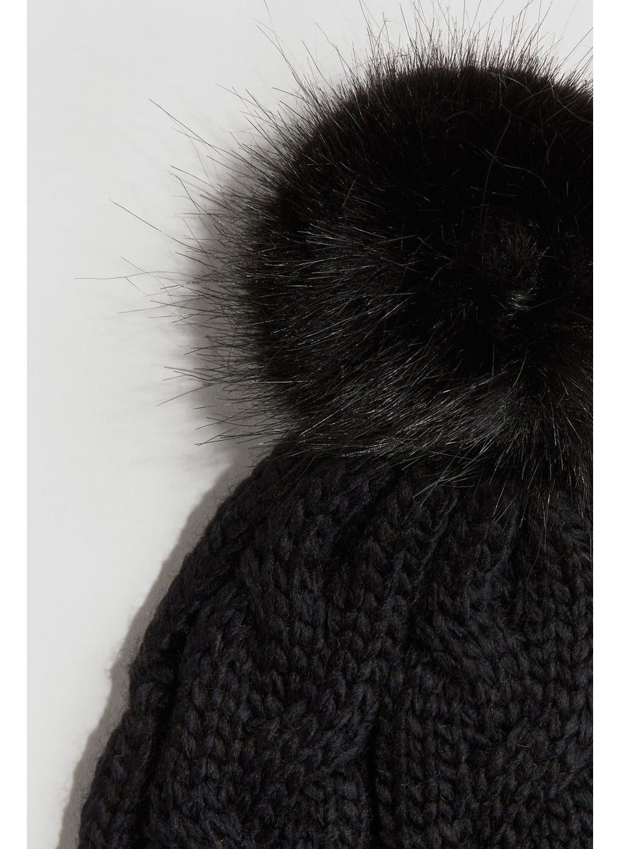 H&M Cable-Knit Pompom Beanie  - Image 2