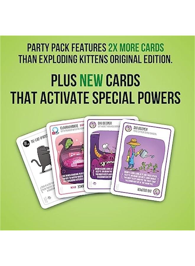 Exploding Kittens تقدم Zombie Kittens - ألعاب بطاقات عائلية ممتعة للبالغين والمراهقين والأطفال للترفيه الليلي، 2-5 لاعبين - للأعمار من 7 سنوات فما فوق - 61 بطاقة - Image 5