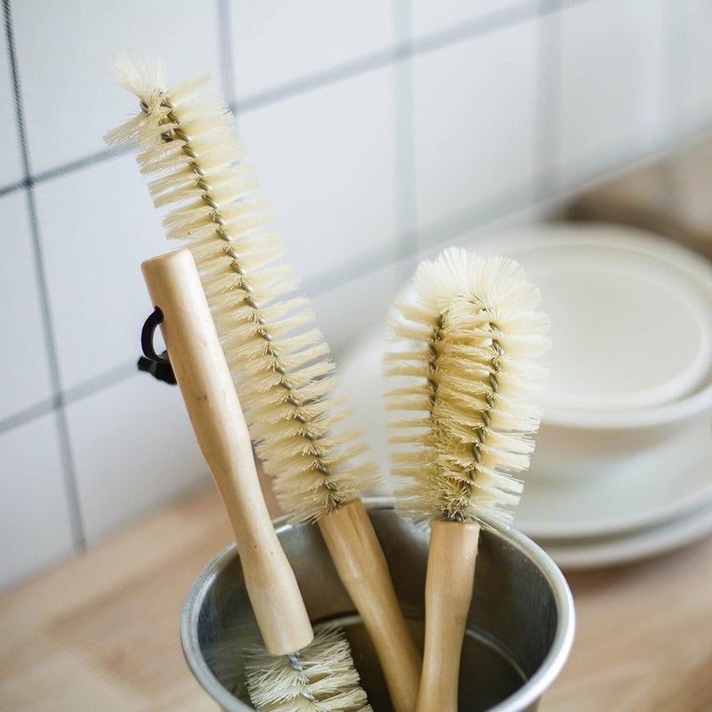 "Water Bottle Cleaning Brush - Effective Rust Proof and Durable Wood Handle - High Quality and Affordable!" - Generic - Image 4