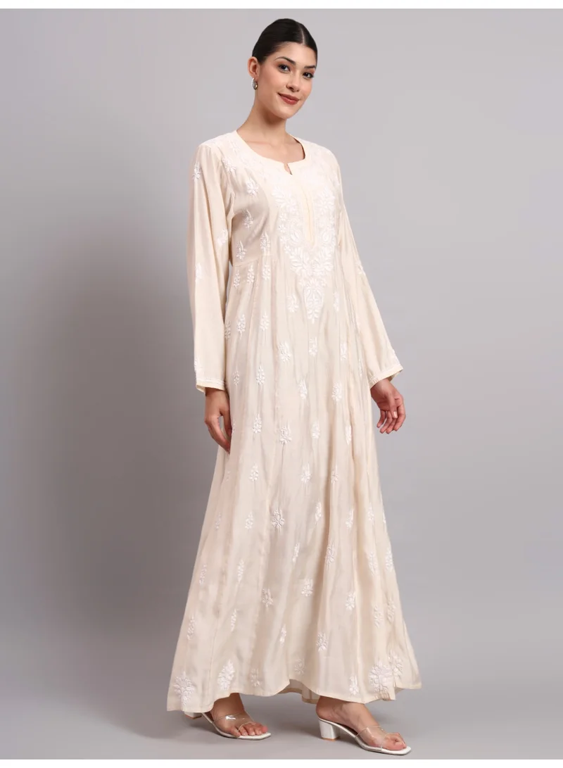 Alaya Hand Embroidered Chikankari Chanderi Jalabiya-AL4088