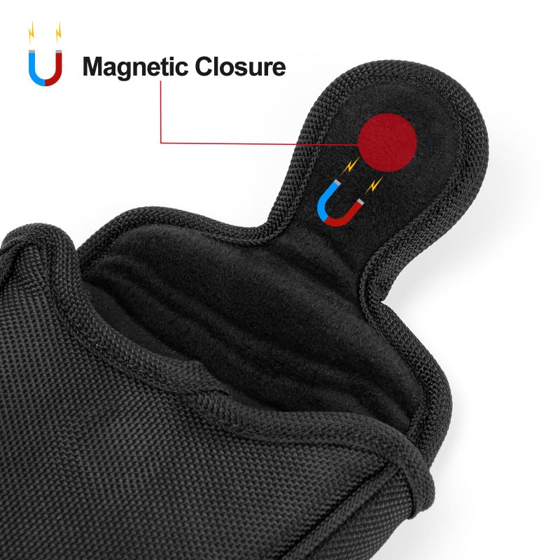 brdejc Golf Putter Covers Mallet Putter Headcover Golf Putter Headcovers with Magnetic Closure Golf Club Cover Golf Headcover for Most Brand (for Mallet Putter 2) - Image 3