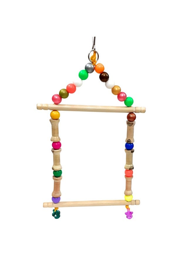 Emily Pets Bird Swing Toys, Chew Toys With Hanging Cage Toys For Small Parakeets, Cockatiels, Conures, Finches, Budgie, Macaws, Parrots, Love Birds(Multicolor) - Image 1