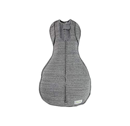 Woombie Convertible Swaddle Blanket with Vent, Twilight/Heathered Gray, 5-13 Pound - Image 4