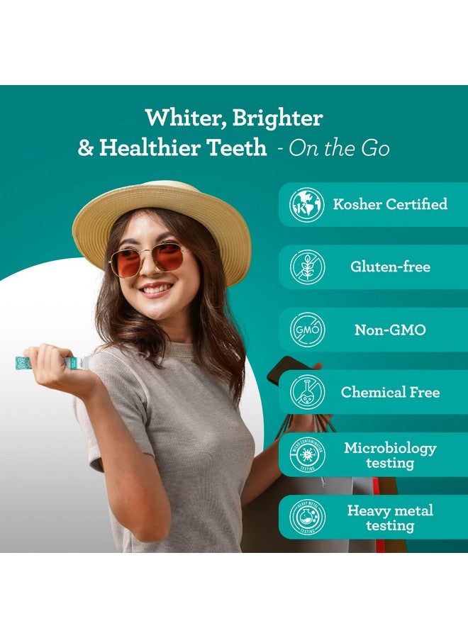 GuruNanda Travel Sachets Coconut Oil Pulling, Fresh Breath & Whitening Mouthwash, 7 Essential Oils & Vitamins For Happy Teeth & Gums, 7 Sachets - Image 5