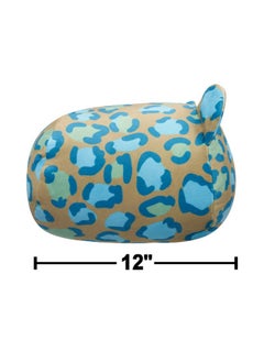 Squishmallows 12-Inch Medium Plush Enos Dark Green Leopard Stackables  Kellytoy Plush Toy, Multicolor  - Image 5