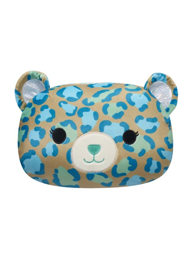 Squishmallows 12-Inch Medium Plush Enos Dark Green Leopard Stackables  Kellytoy Plush Toy, Multicolor  - Image 1