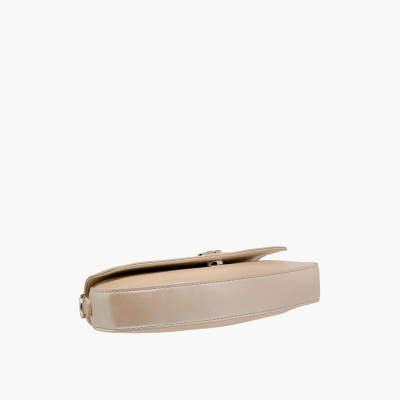 فلورا بيلا من شو إكسبرس Women's Solid Shoulder Bag with Detachable Strap and Flap Closure