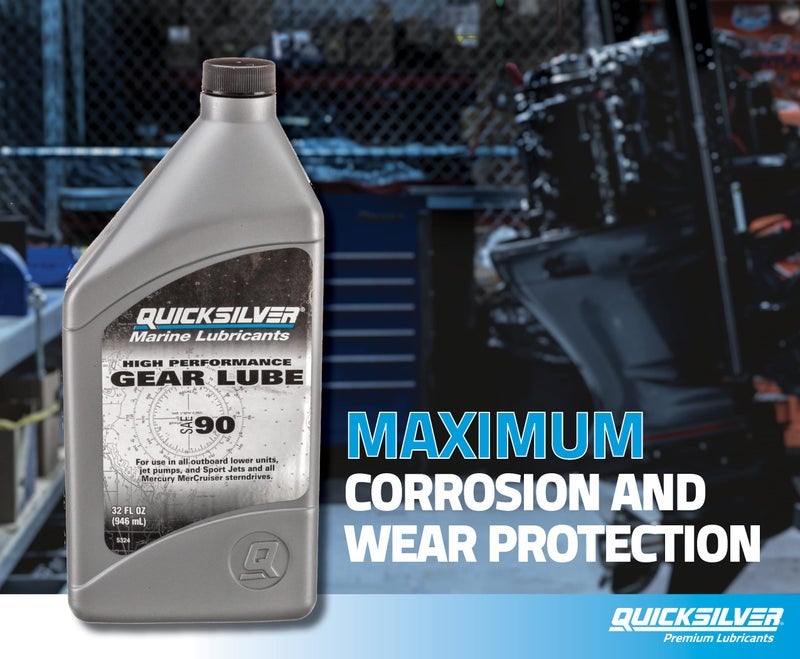 كويك سيلفر من ميركوري مارين 802891Q05 SAE 90 معدات عالية الأداء ومجموعة مضخة، 32 أونصة فلوطة. - Image 2