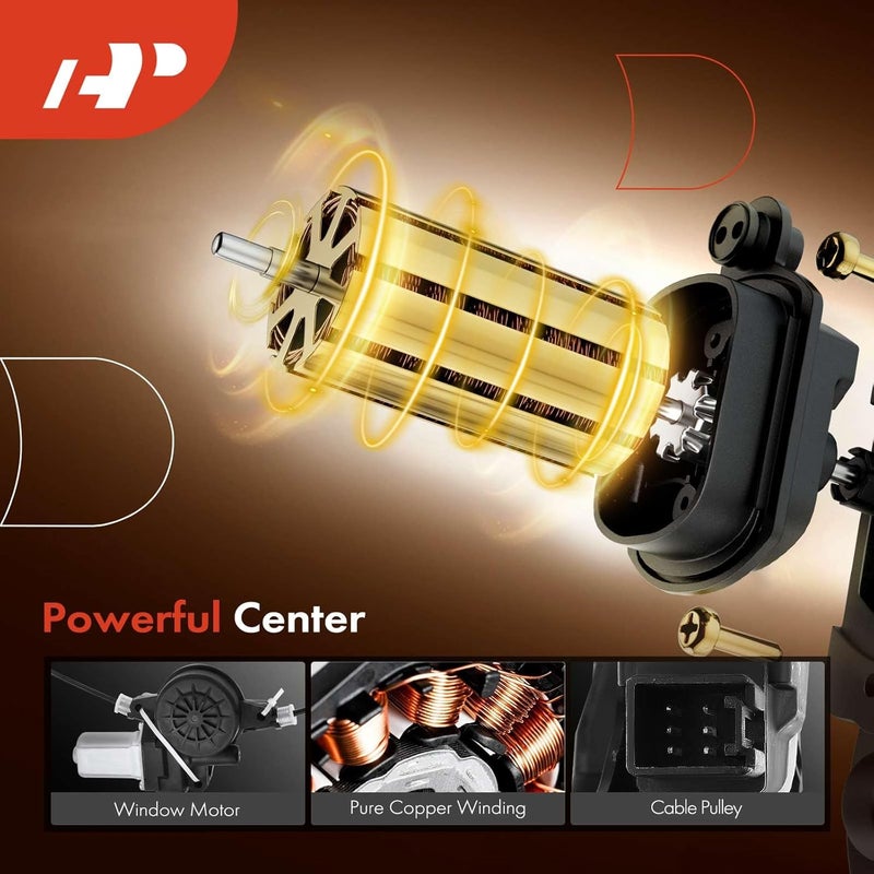 A-Premium Power Window Regulator with Motor for Mazda 6 2014-2021 Front Right - Image 4