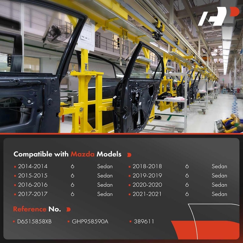 A-Premium Power Window Regulator with Motor for Mazda 6 2014-2021 Front Right - Image 3