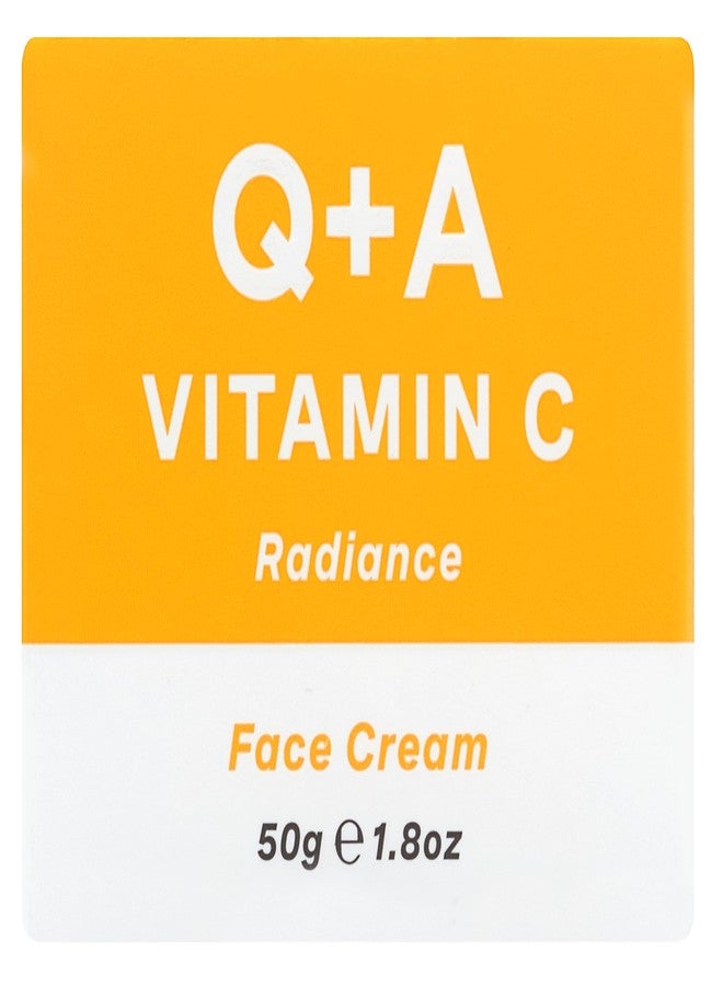 Q+A Vitamin C Radiance Cream - Hydrating, Anti-Ageing Face Cream with Collagen Boosting Vitamin C, Elasticity Enhancing Centella Asiatica & Antioxidant-Rich Tropical Fruit for Glowing Skin, 50g - Image 4