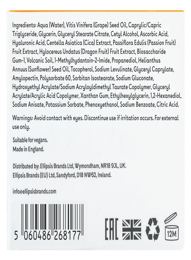 Q+A Vitamin C Radiance Cream - Hydrating, Anti-Ageing Face Cream with Collagen Boosting Vitamin C, Elasticity Enhancing Centella Asiatica & Antioxidant-Rich Tropical Fruit for Glowing Skin, 50g - Image 2
