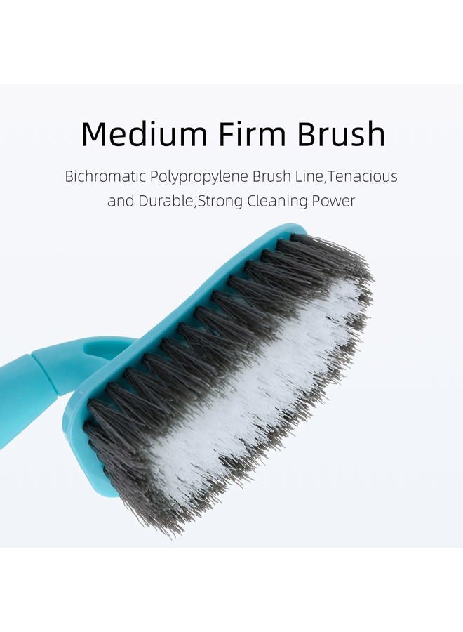 Songtaste 2-Pack Scrub Brush for Cleaning with Long Handle, Medium Firm Brush Bathroom Cleaning Supplies and Bathtub Cleaner and Shower Cleaning Brush, Multi-Scene Use for Kitchen Brush or Carpet Brush - Image 4