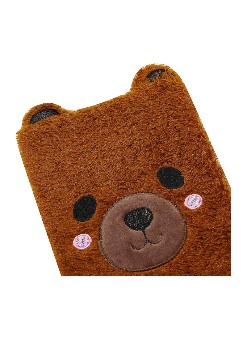 Toy Box Alpaca Notebook Kids Plush Diary For Girls Teens Fuzzy Journal Writing Pad A5 Lined 160 Pages  - Image 3