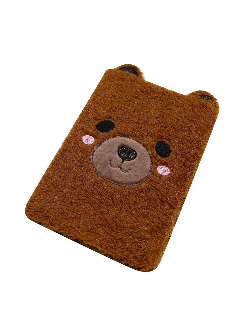 Toy Box Alpaca Notebook Kids Plush Diary For Girls Teens Fuzzy Journal Writing Pad A5 Lined 160 Pages  - Image 2