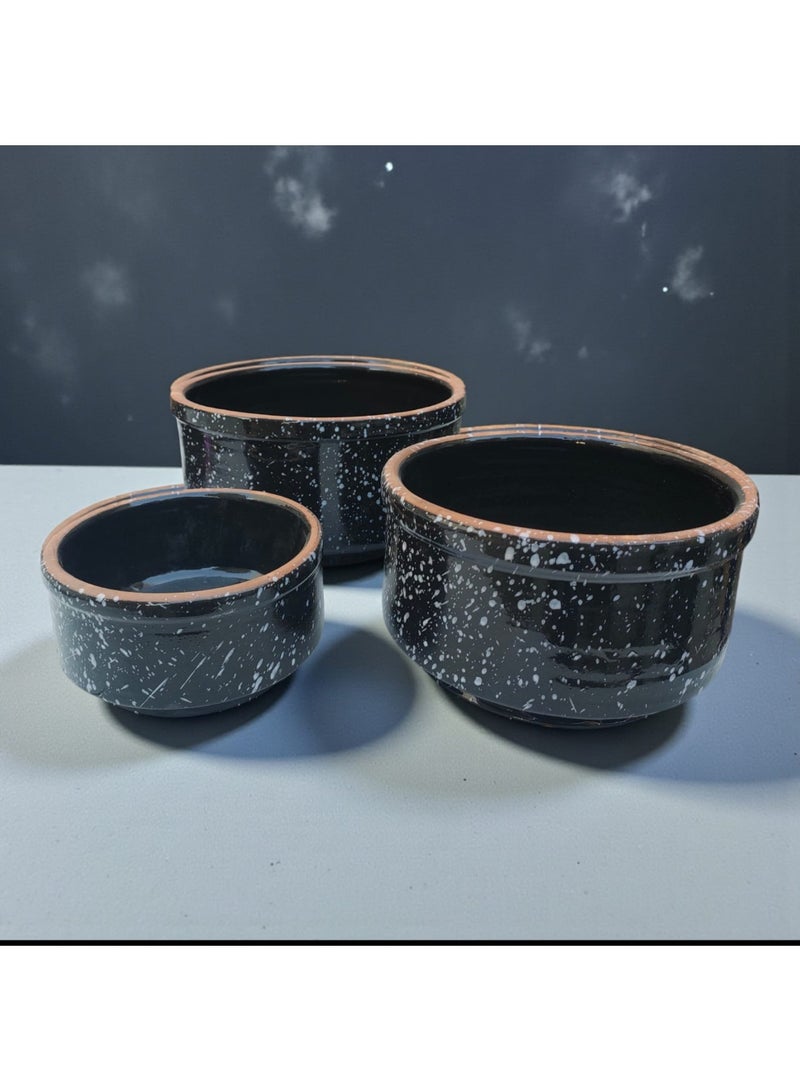 كلور زون بوتري طقم برام من الفخار و الخزف امن داخل الافران و الميكروويف - Image 2