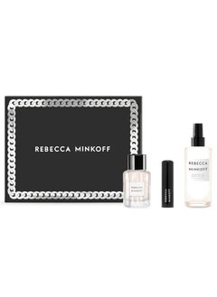 Rebecca Minkoff Amber Floral Scents  Perfumes for Women  Opens with Notes of Cardamom and Bergamot  84oz Fragrance Mist 34oz and 14ml EDP Spray  3 pc Gift Set