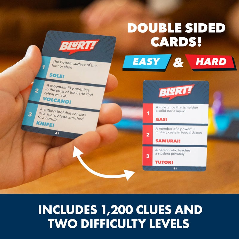 Educational Insights Blurt! The Think Fast, Shout-it-Out Party Game - Family Games for Kids and Adults, Board Games for Family Night, Fun Word Game for Ages 7+ - Image 4