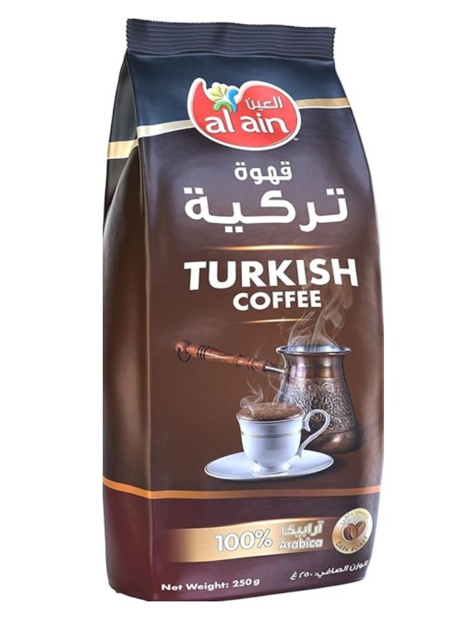 Al Ain Turkish Coffee Original 250g - Image 1