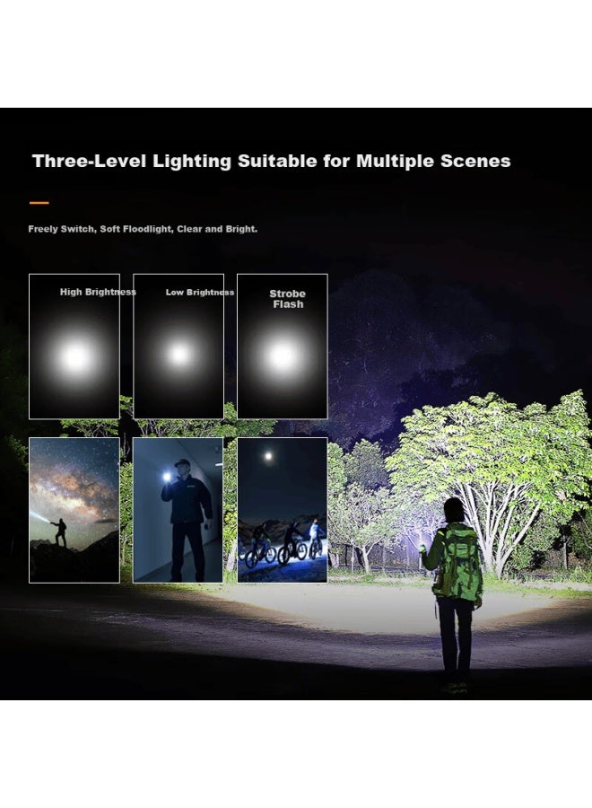 SkyFire Tianhuo Mini Portable High-brightness Zoomable Flashlight Long-range Rechargeable Military Survival Use - Image 2