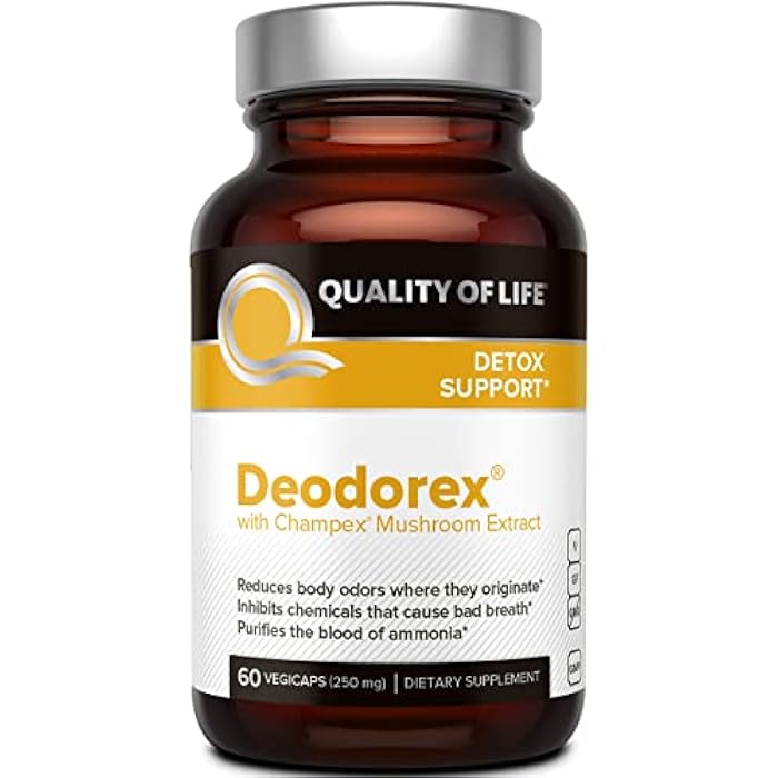 Quality of Life All Natural Immune Support and Detox Bundle - Kinoko Platinum AHCC Mushroom Extract - Deodorex Detox Support Supplement - Image 5