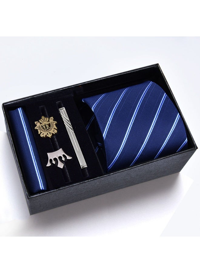 Shougu Men's Business Dress 8cm Tie Gift Box 
