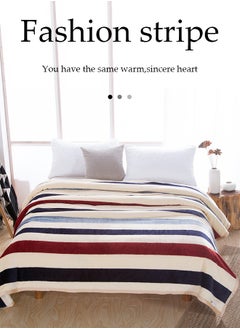 DUNISO Flannel blanket, wool thickened edge wrapped sofa blanket, nap blanket, suitable for all seasons, suitable for beds, sofas, and furniture, 1.5 * 2m ﻿  - Image 3