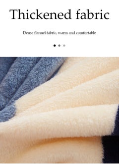 DUNISO Flannel blanket, wool thickened edge wrapped sofa blanket, nap blanket, suitable for all seasons, suitable for beds, sofas, and furniture, 1.5 * 2m ﻿  - Image 5