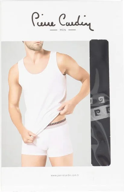 بيير كاردان Men's Stretch Athlete Boxer Suit Black