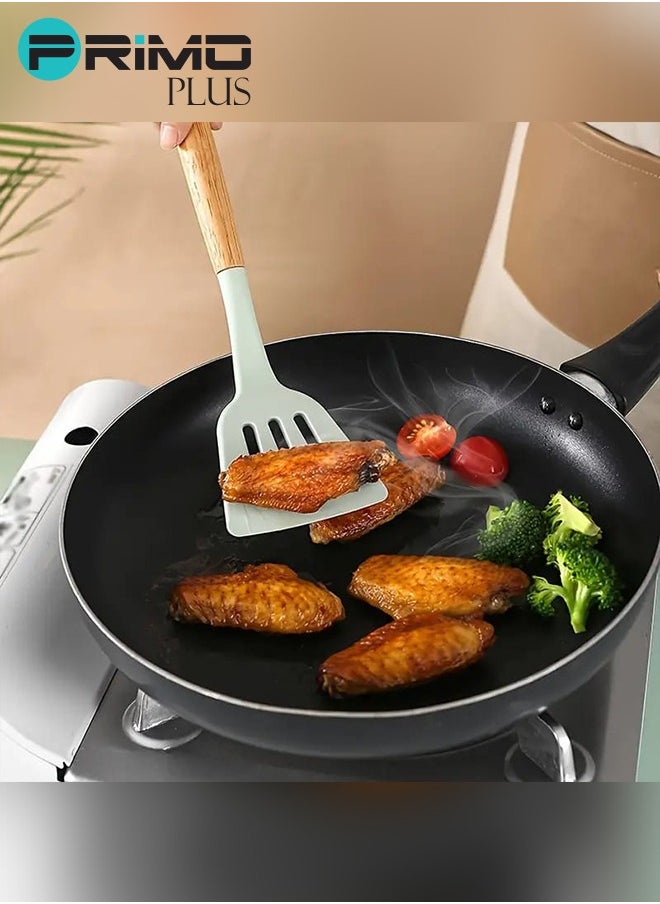 Silicone Utensils Set With Plastic Holder
