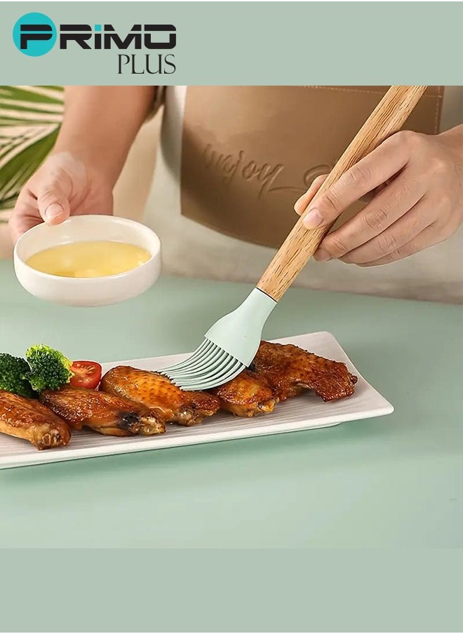 Silicone Utensils Set With Plastic Holder